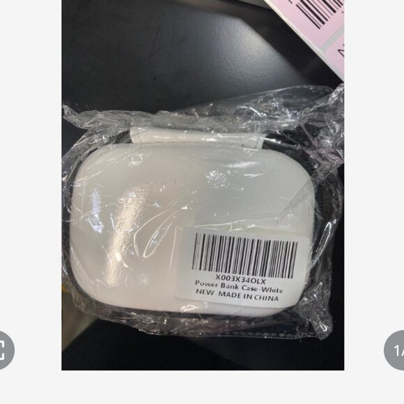 Power Bank Case White NEW IN PACKAGE - Picture 1 of 7